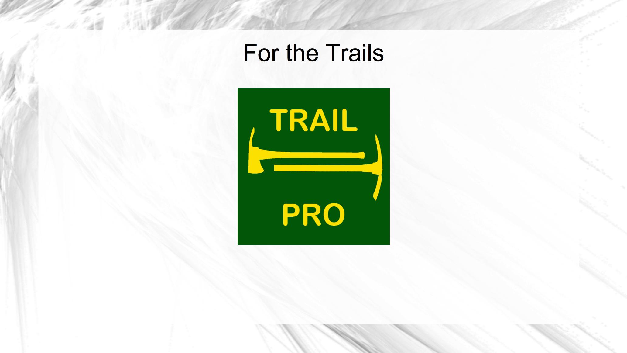 First frame of the TrailPro video